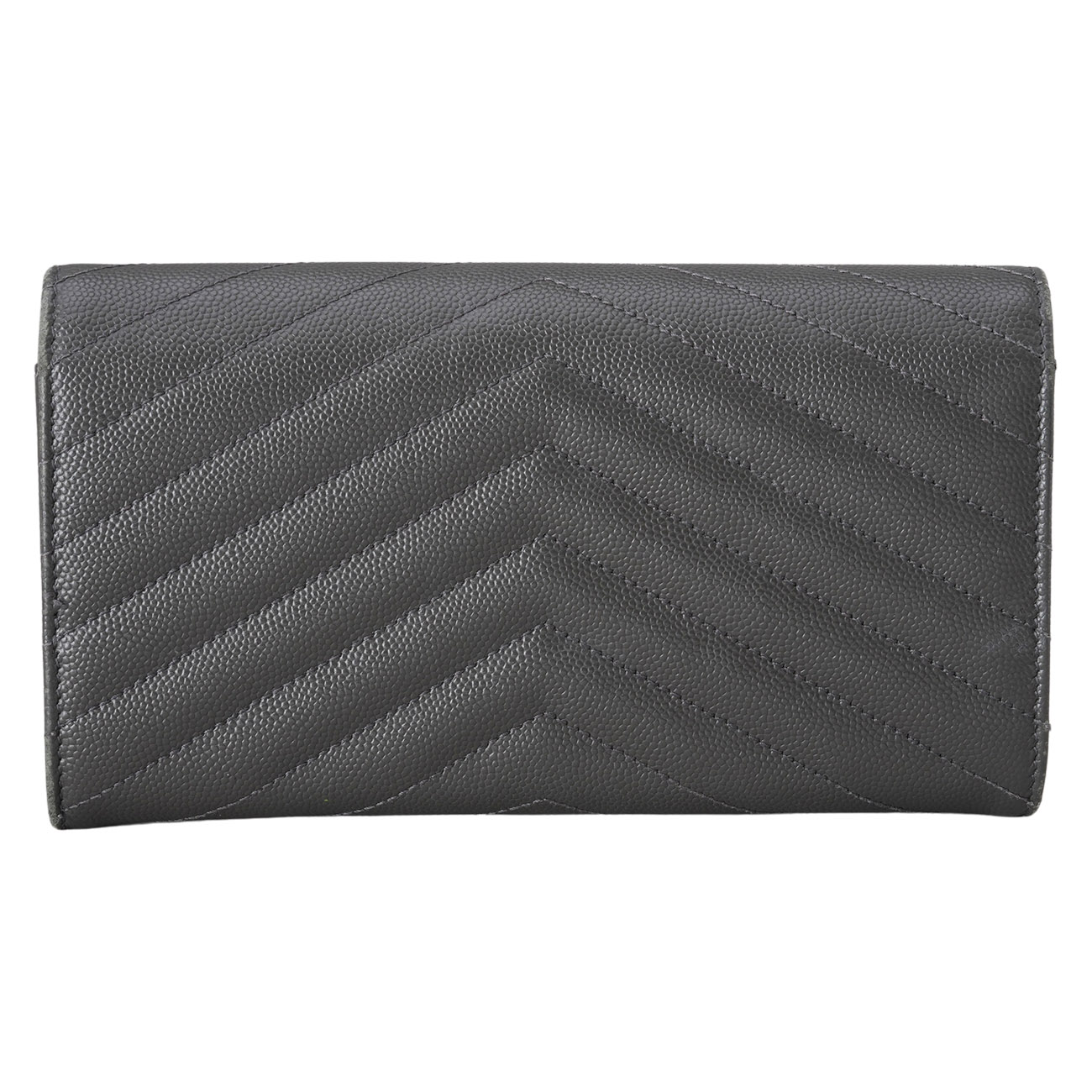 YVES SAINT LAURENT(USED)생로랑 372264 모노그램 쉐브론 장지갑